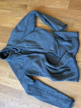 Patagonia Men's Heather Gray Full-Zip Fleece Jacket